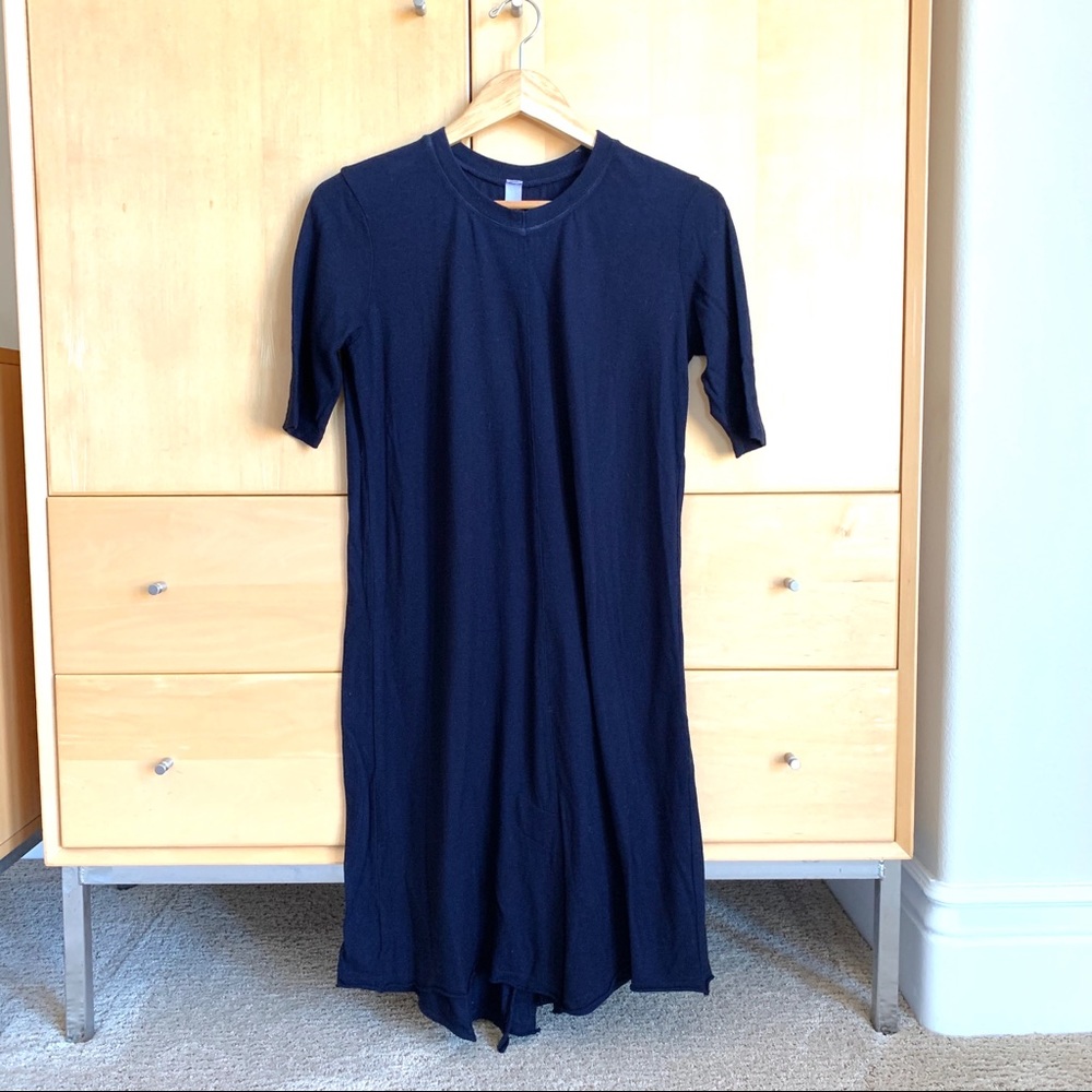 Wilt Elbow Sleeve Knit Trapeze Dress EUC